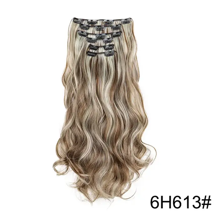 Extensions capillaires synthétiques longues et lisses