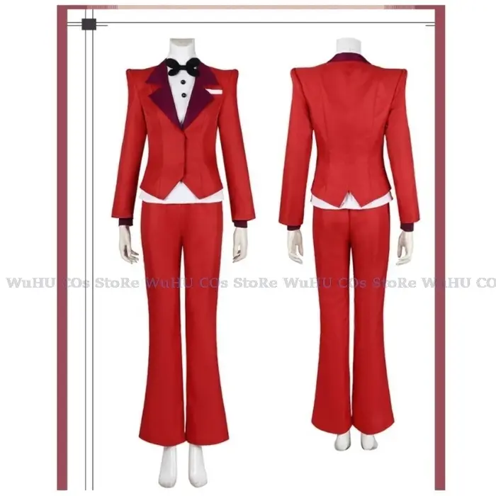 Hasbin CosCartoon déguisement adulte hôtel Fantasia Costume femmes uniforme perruque Halloween Charlie Morningstar
