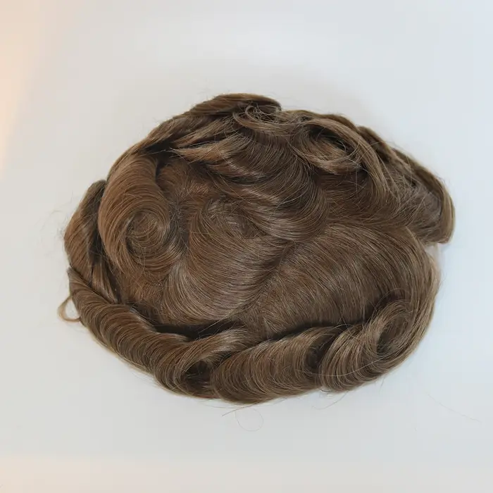 Perruque Lace Front Q6 respirante avec nœuds décolorés, naissance des cheveux naturelle, toupet pour