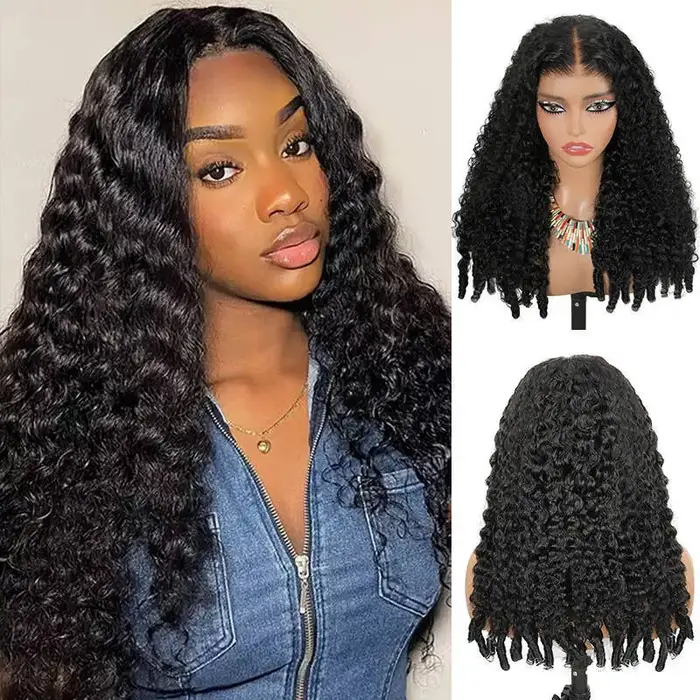 Perruque Lace Frontale 13x6, Densité 200%, Cheveux Humains Bouclés Birmans, Perruque HD Transparente