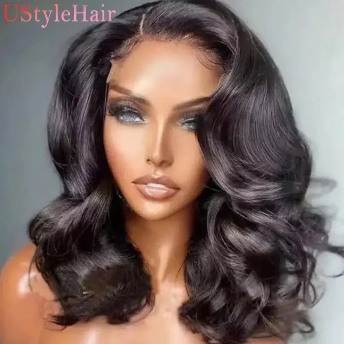 UStyleHair – perruque Bob synthétique Blonde platine pour femmes, naissance des cheveux naturelle, p