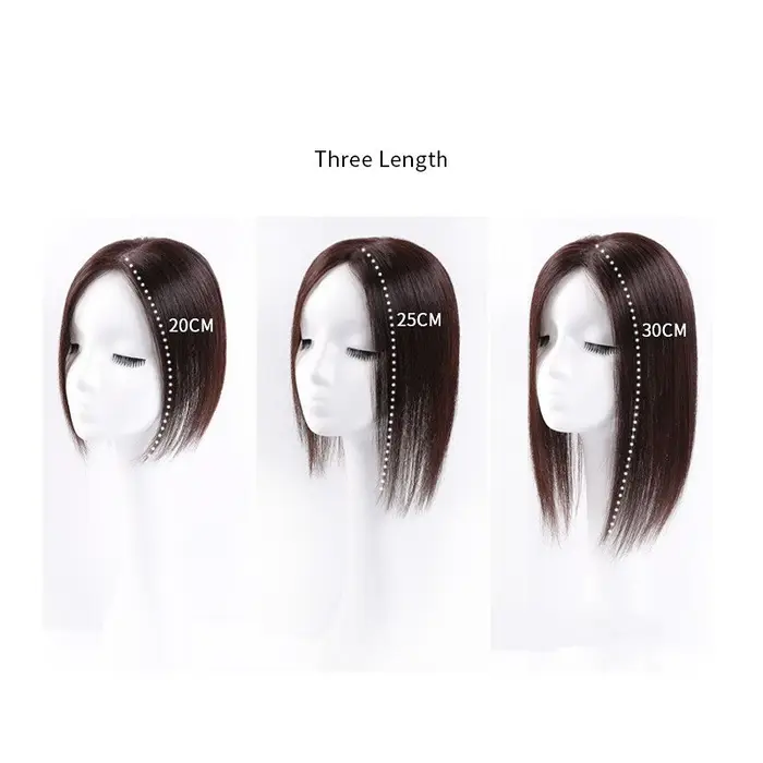 Topper 100 % cheveux humains | Postiches à clipser pour voyage | Compact et facile à emballer | Livraison directe