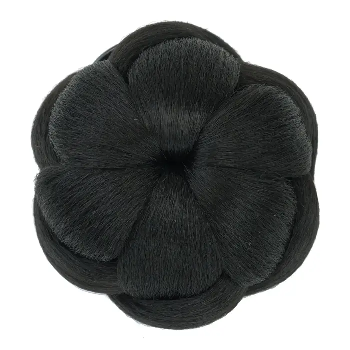 Soowee Chouchou pour cheveux tressés - Postiche à griffes pour un chignon facile et un coiffage