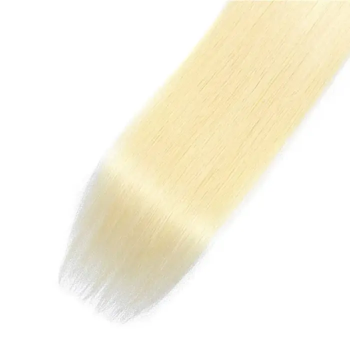 Cheveux humains blonds 3 paquets