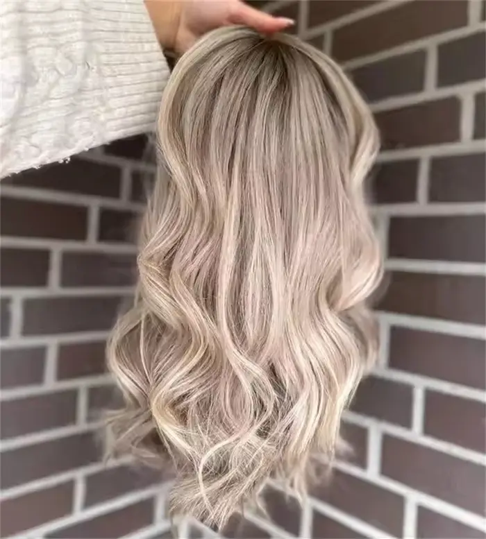 Perruque Lace Front Wig synthétique transparente Invisible