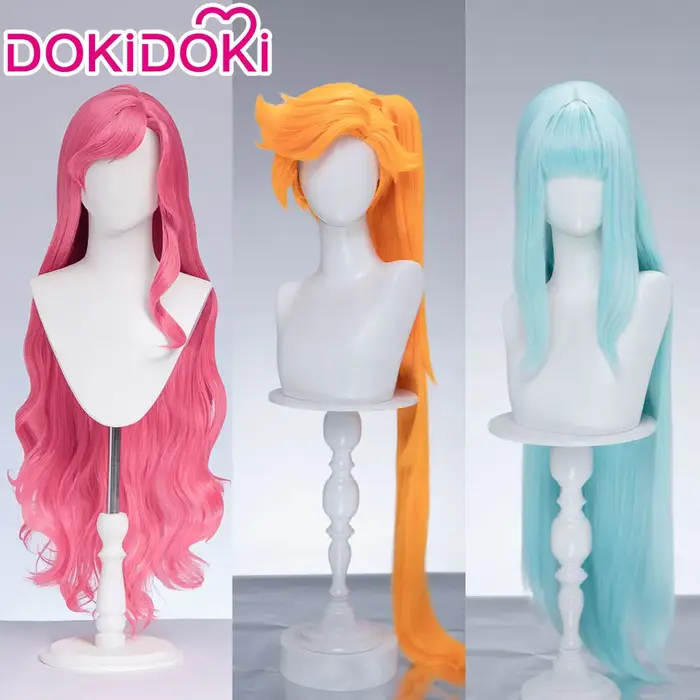 EN STOCK Perruque Alice Auriana Talia Anime LoliRock Cosplay DokiDoki pour femme