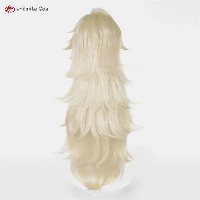 Douma Cosplay perruque 100 cm perruques dorées pour hommes femmes unisexe