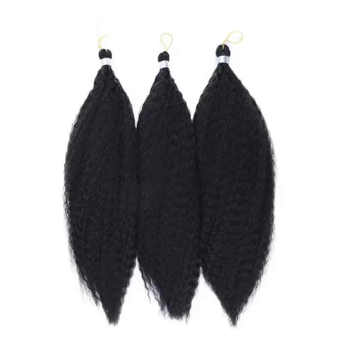 Tresses Synthétiques Afro Crépues et Bouclées au Crochet pour Femme