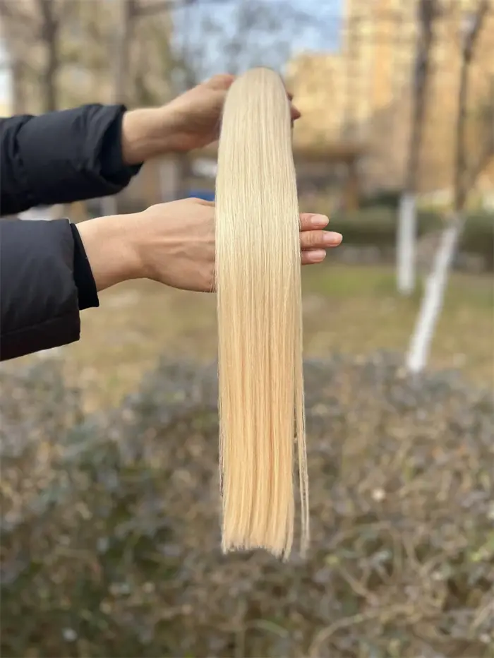 Extensions de cheveux Remy noirs naturels H6