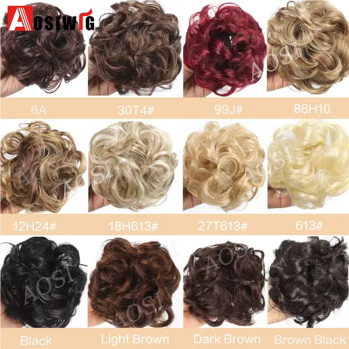Chignon Synthétique à réinitialisation pour Queue de Cheval