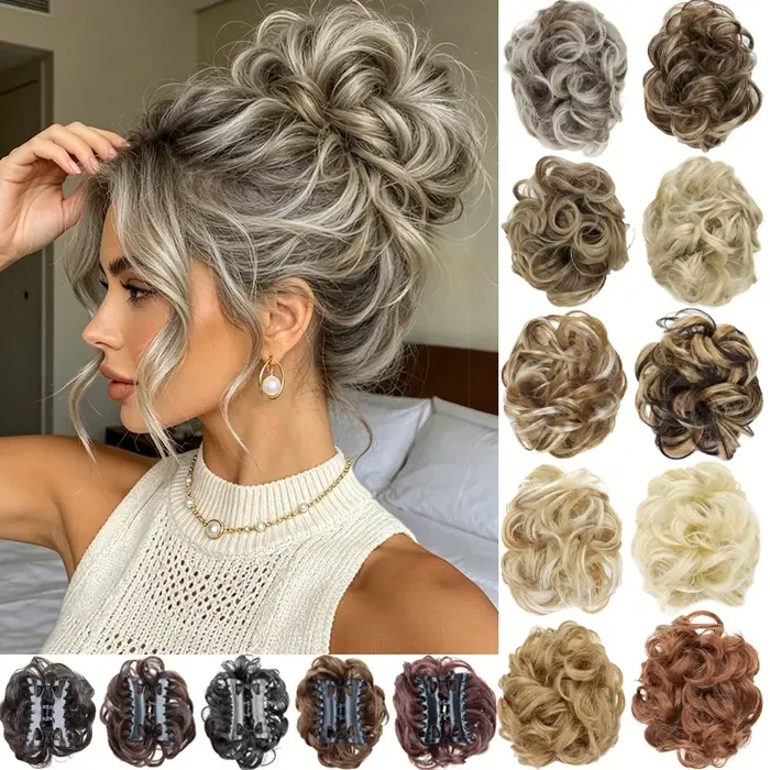 Pince à cheveux pour chignon désordonné