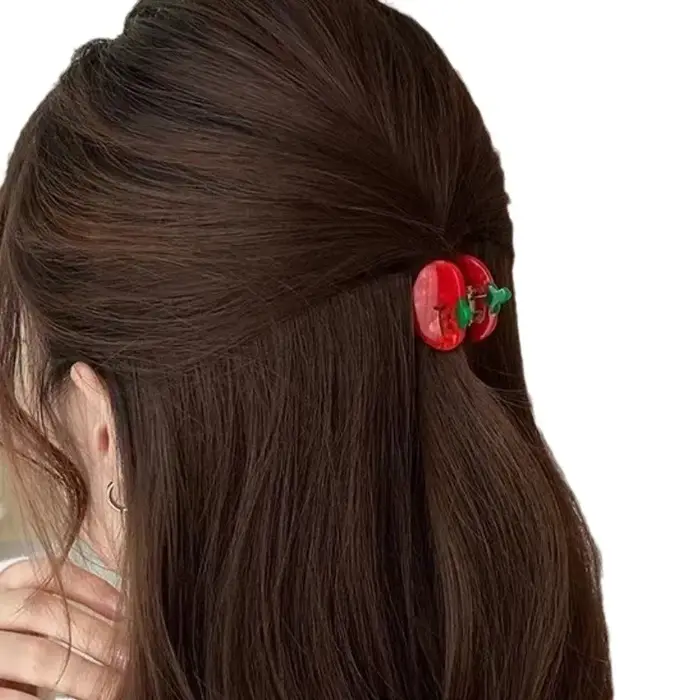 Pinces à cheveux tomate drôles