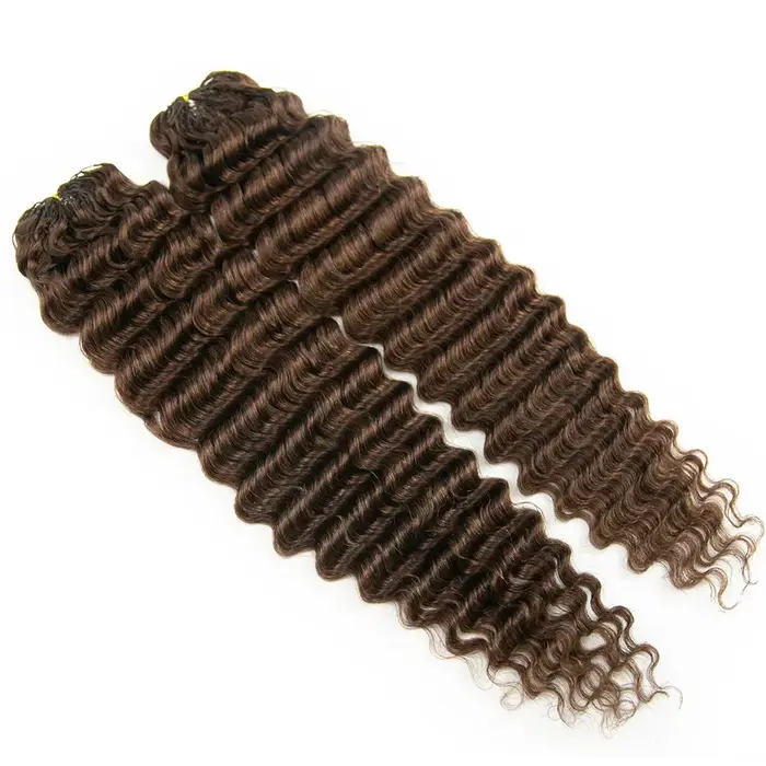 Miracle Knots 12A Deep Wave Crochet Human Hair Pre-Separated # 4 extensions de cheveux tressées au c