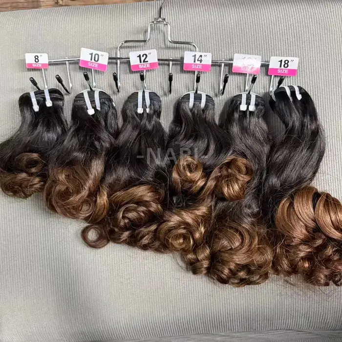 Extensions de cheveux humains vierges indiens de 8 à 18 pouces pour tissage