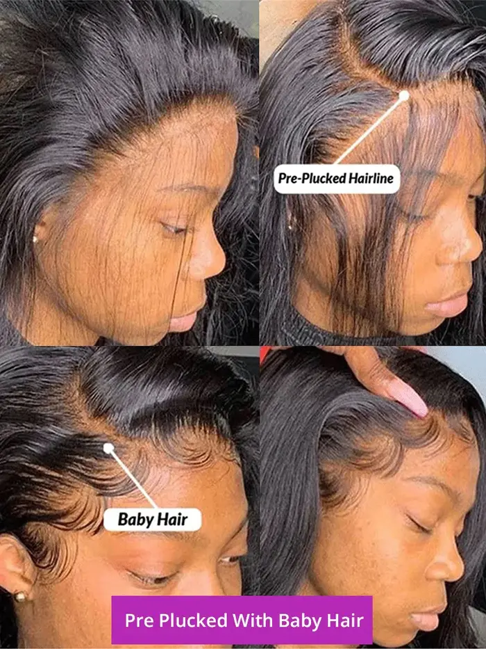 Perruque Lace Front Wig sans colle brésilienne naturelle-At, cheveux ondulés, 13x6, HD, deep water, 