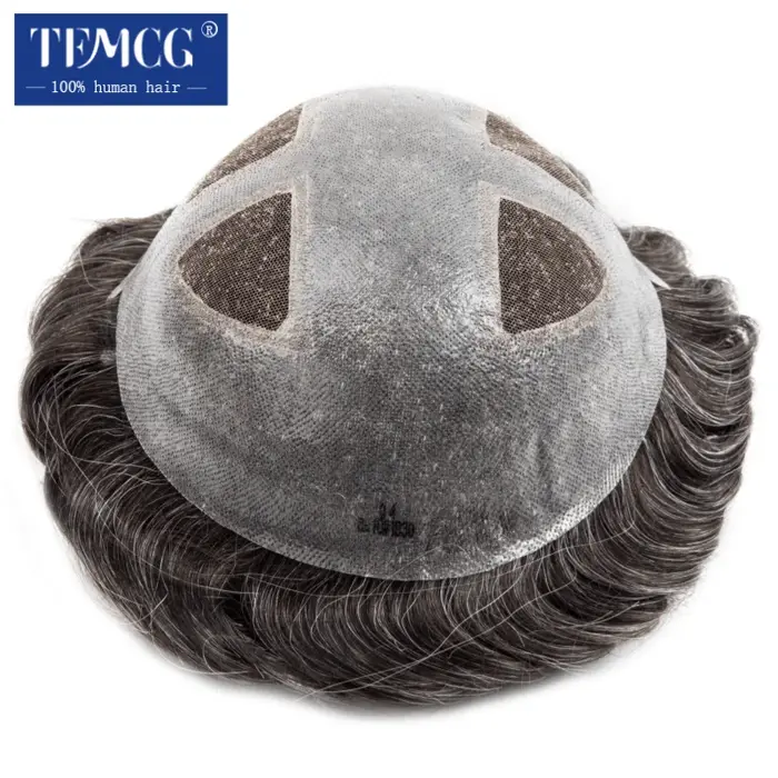 Perruque toupet pour hommes