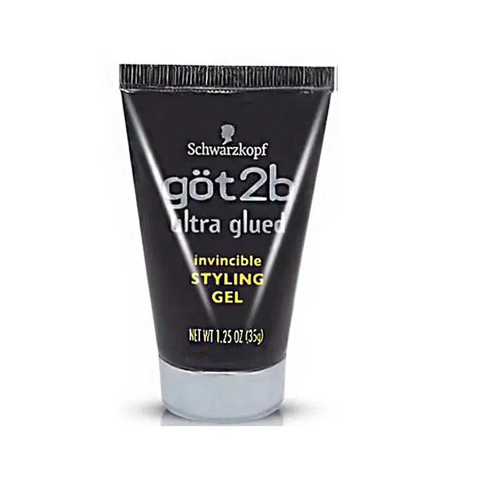 Got2b collé Invincible style cheveux Gel Got2b Ultra collé résistant à l'eau Spike Grip grosse perru