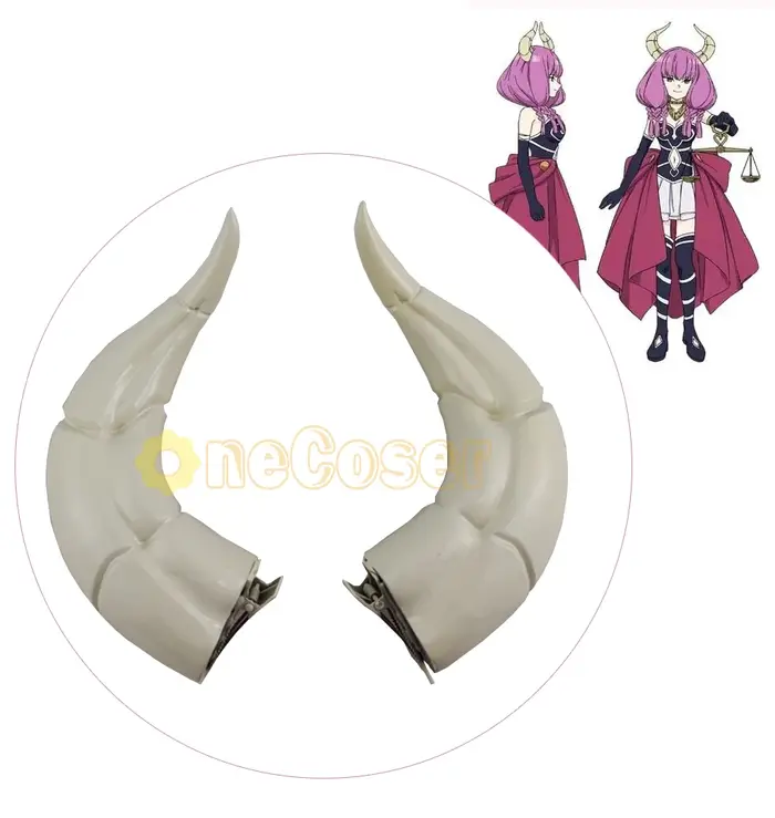 Aura Cosplay Perruque, Cheveux en Fibre et Bonnet, Anime Frieren Beyond 150.'s End, Aura the Guillot