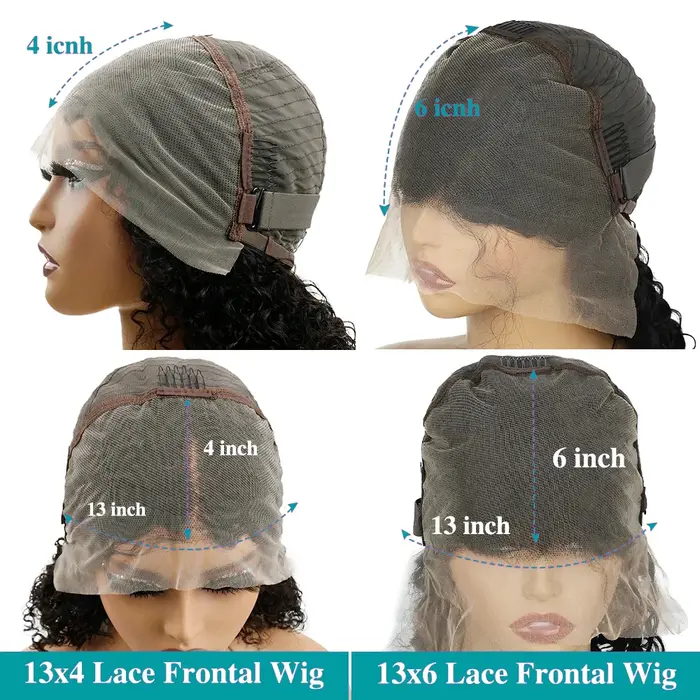 Perruques de cheveux humains avant de dentelle 13x4 HD de couleur brun chocolat de qualité supérieur
