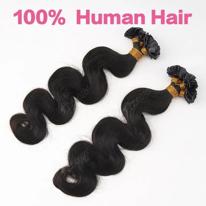 Extensions de cheveux PLADIO Body Wave à pointe plate