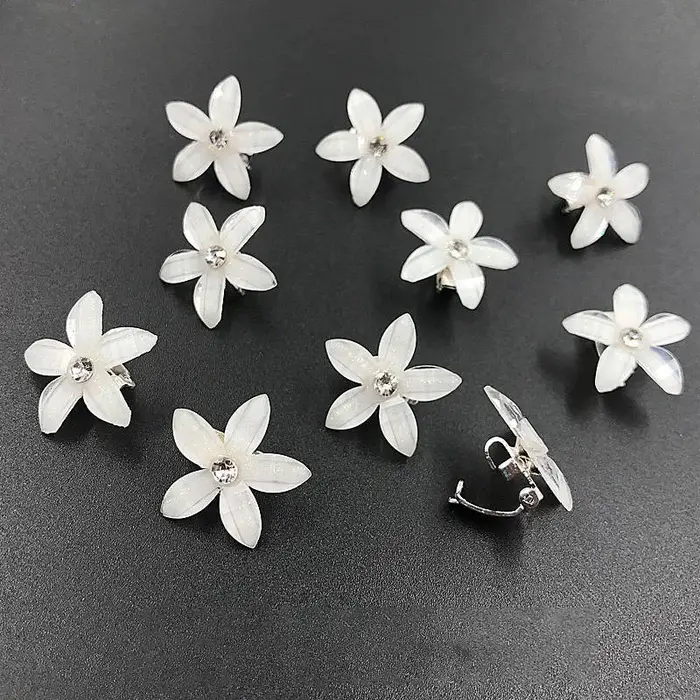 Épingles à cheveux princesse pour filles, 10 pièces, nouvelle fleur, jolie boucle, couvre-chef pour 