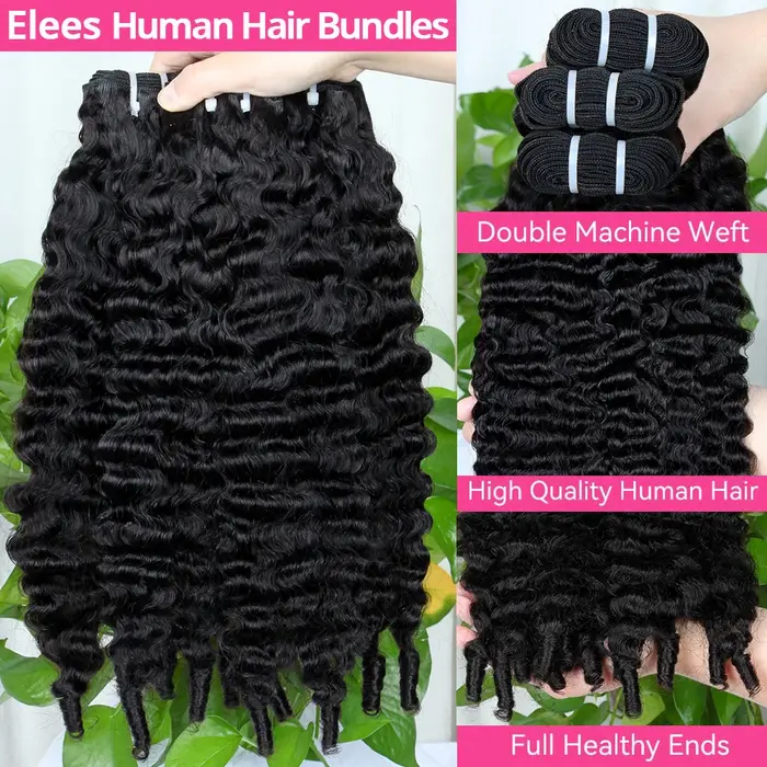 Offres de lots de cheveux humains bouclés birmans 15A