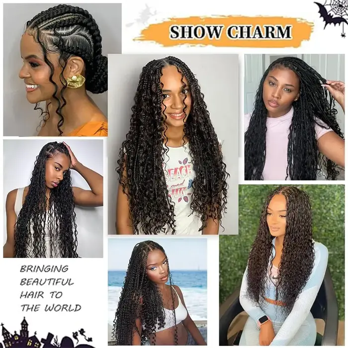 Cheveux humains Boby Wave pour tresses bohèmes