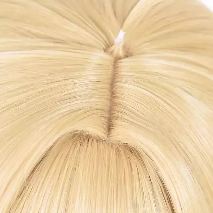 Perruque synthétique courte et lisse à tête de mulet