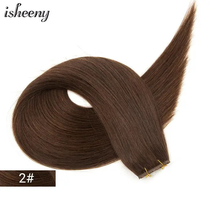 Extensions de cheveux humains de trame de trou Invisible 12 "-24" double onglet