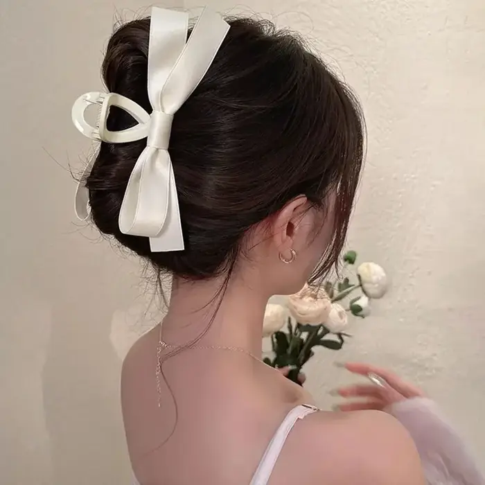 Pince à cheveux queue de cheval tressée pour femmes