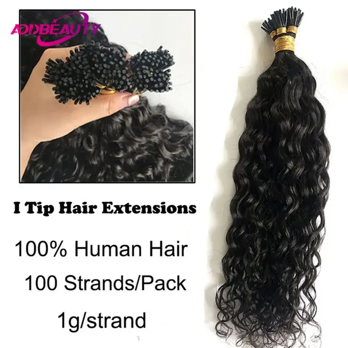 Extensions de cheveux ITip vague d'eau