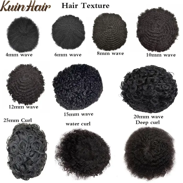 Toupet Afro Curl avec Nministériels ds pour Homme, Systèmes de Cheveux Humains Remy, Prothèse Capill