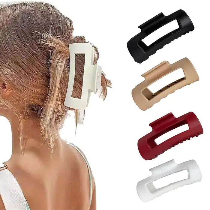 Pince à cheveux souple en Silicone