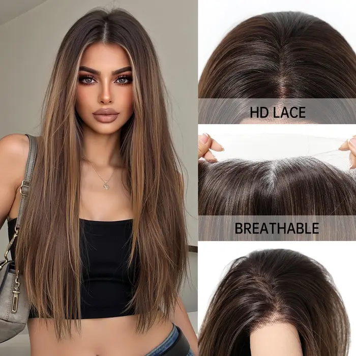 Perruque Lace Front HD Topshe 30 pouces 13x6