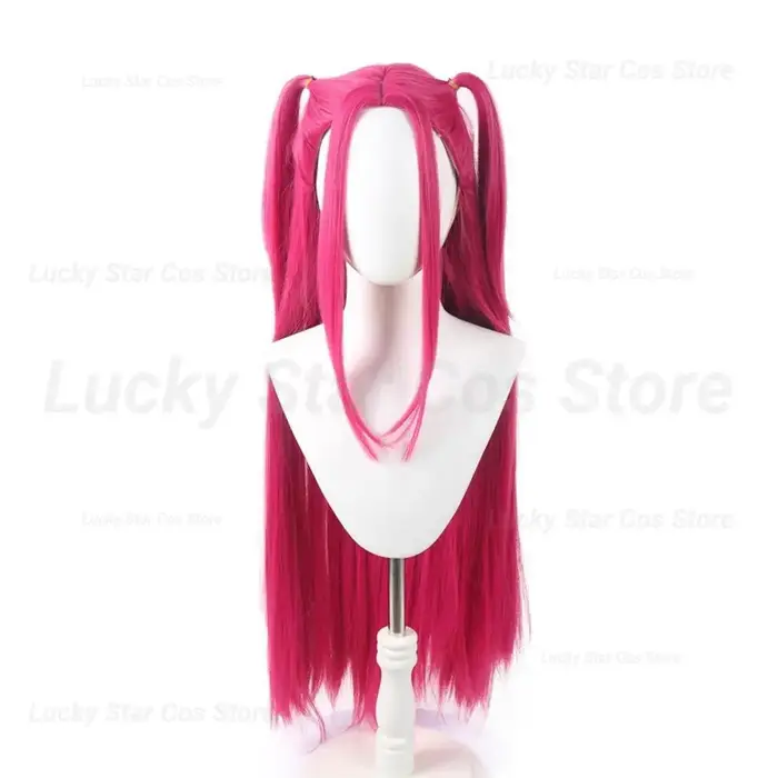 Film animé k-pop chasseur Zoey Rumi Mira Cosplay perruque Halloween femme Rose violet résistant à la chaleur fibre