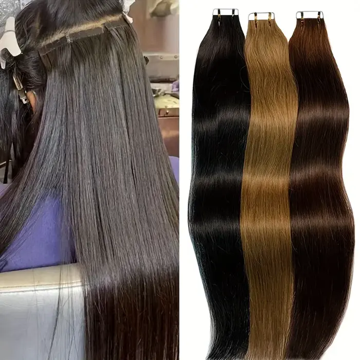 Bande dans les extensions de cheveux