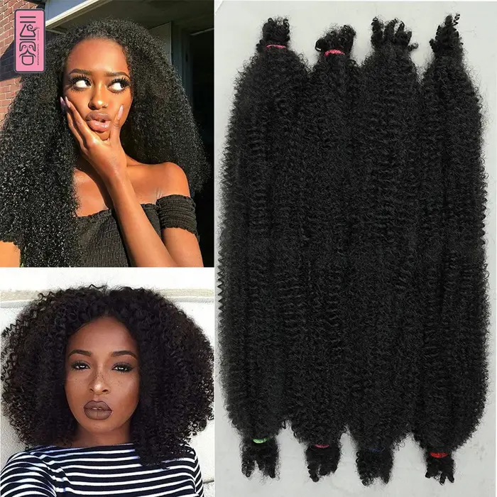 Extensions de cheveux afro crépus Marley pour tresses au crochet