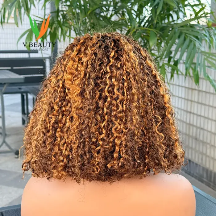 Perruque bandeau en cheveux humains