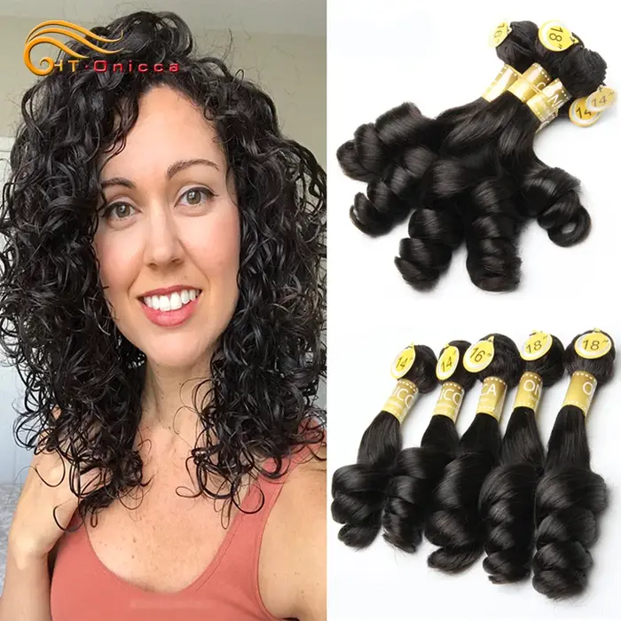 Tissage en Lot Brésilien Naturel Remy à Double Proximité