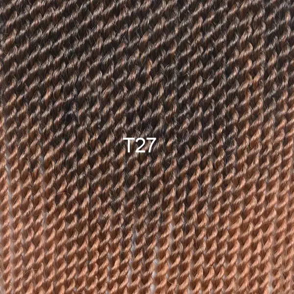 Cheveux raffinés synthétiques petites tresses au Crochet tresse torsadée sénégalaise 30 racines/pièc