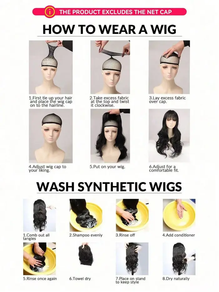 Perruque synthétique courte Dreadlock pour hommes et femmes