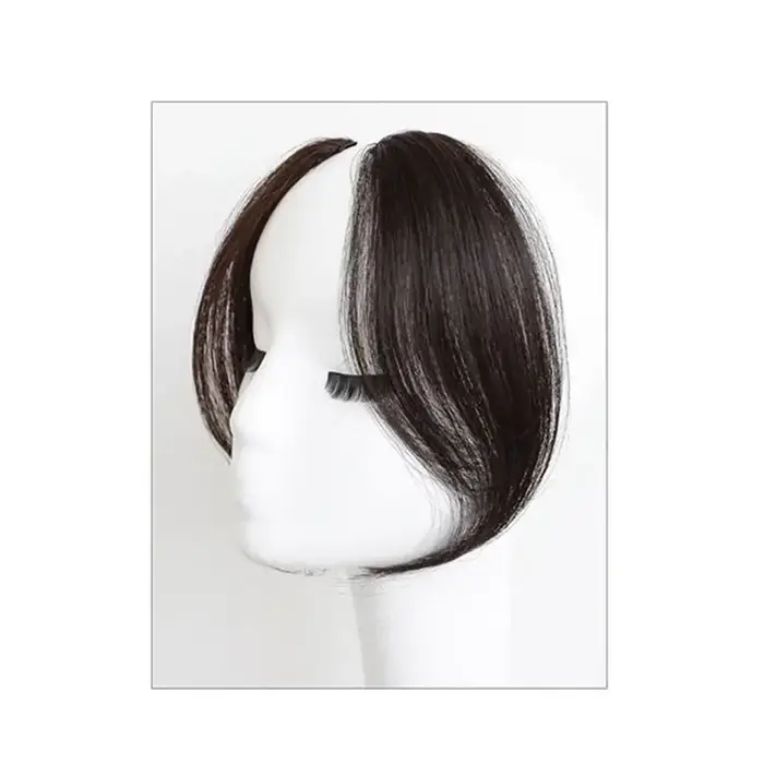 Perruque Synthétique Bouclée avec Frange Courte pour Femme, Cheveux Artificiels Naturels, réinitiali