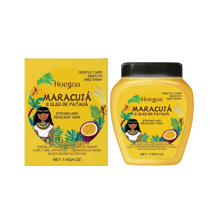 Crème revitalisante sans rinçage pour cheveux bouclés secs