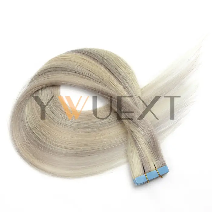 Extensions de cheveux humains naturels lisses