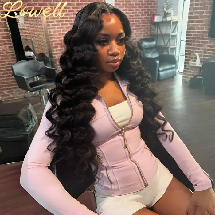 Perruque frontale transparente HD Body Wave 13x4/13x6, perruques en cheveux humains Body Wave Lace F