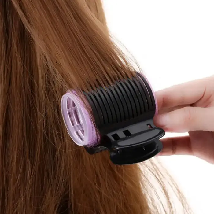 12 pièces/ensemble pince à cheveux pour rouleaux sans chaleur