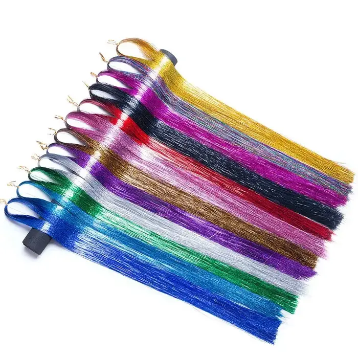 Extensions de cheveux arc-en-ciel pour femmes