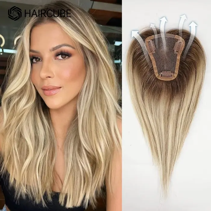 Cheveux Toppers partie centrale femmes