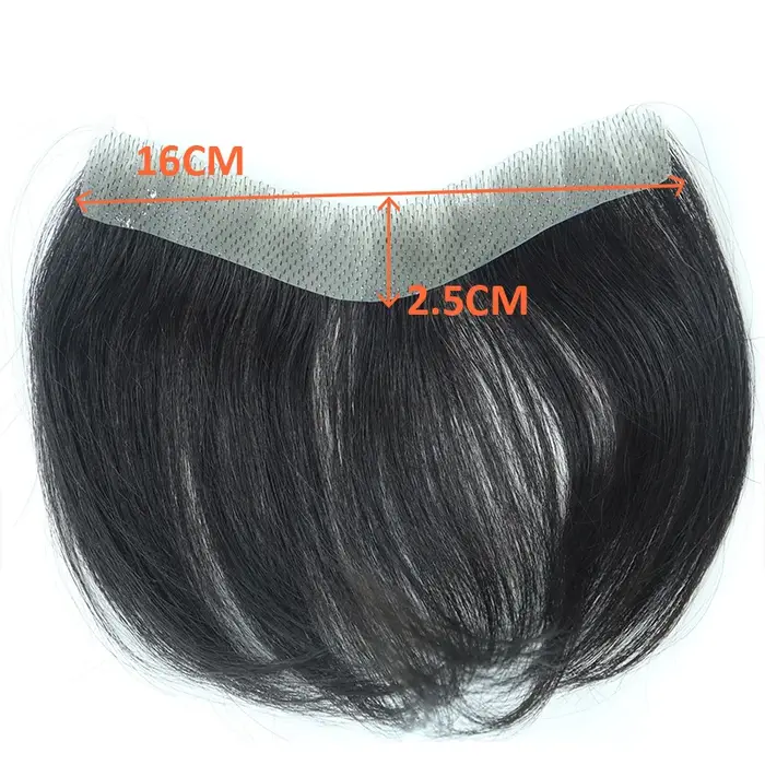 Toupet homme avant Hairine V Style perruques de cheveux humains pour hommes 100% humain Remy postich