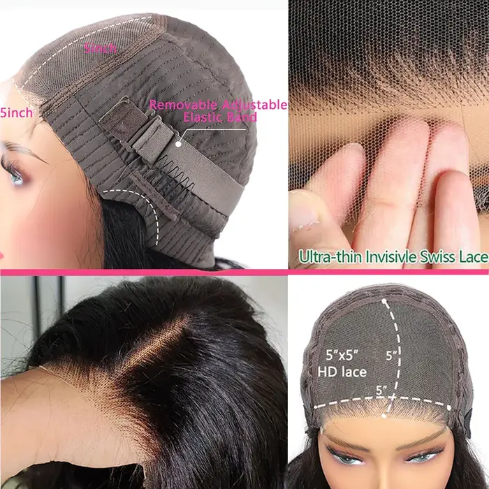 12A Double dessiné oeuf de printemps bouclés vierge perruques de cheveux humains 5x5 HD dentelle sans colle porter et